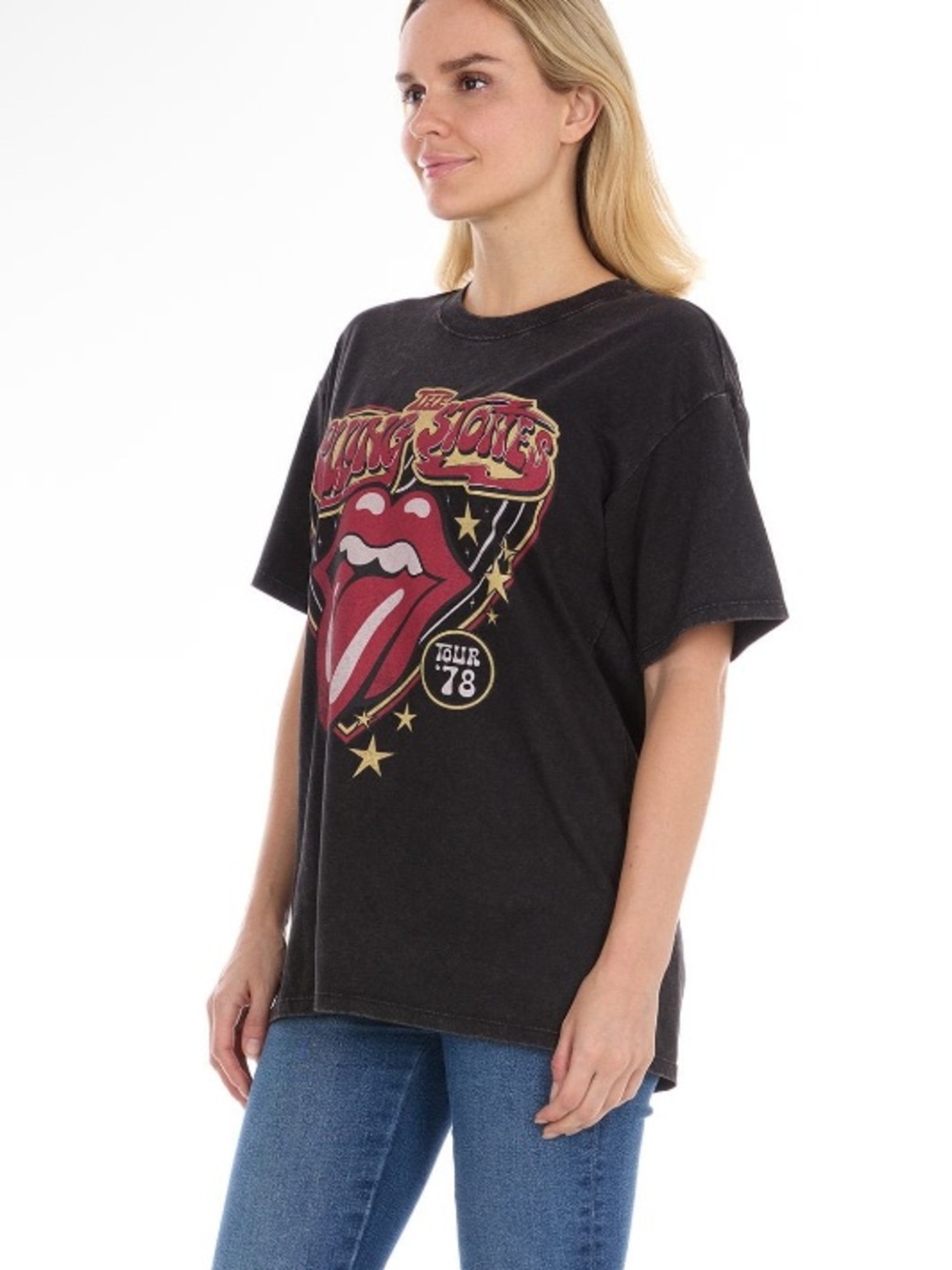 The Rolling Stones Black Logo Graphic Tee Size 2X - Picture 3 of 5